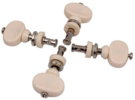 QUMIIRITY 4 Stück Ukulele Mechaniken Gitarren Stimmwirbel Langlebiges Material für Präzises von Ukulelen und Gitarren