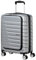 American Tourister Flashline - Spinner S, Handgepäck mit Frontlader, 55 cm, 34 L, Silber (Sky Silver)