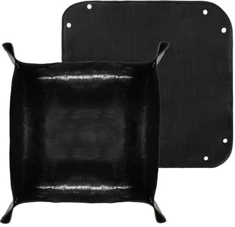 EILYGK 2Pcs Pflanzmatte 100cm x 100cm, Lecksicher Faltbarer Umtopfmatte Für Umtopfen von Pflanzen