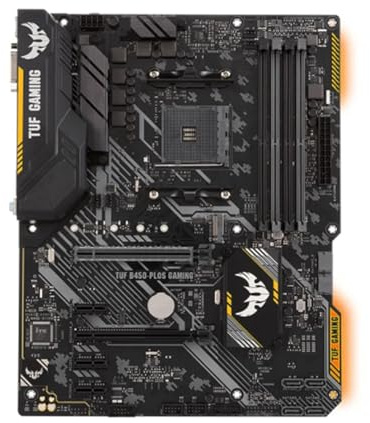 Scheda madre del pc Adatta Per ASUS TUF B450-PLUS GAMING Scheda Madre Supporto Ryzen 5 5600G 3600x 5700X3D 5800X3D CPU DDR4 64GB M.2 NVME ATX Mainboard