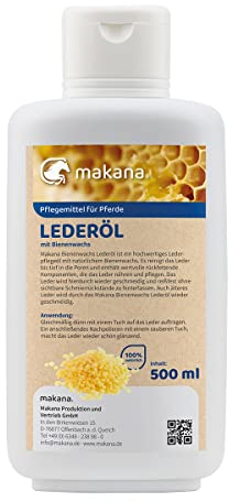 Makana Bienenwachs Lederpflegeöl, 500 ml Flasche