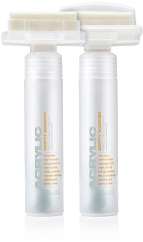 Montana Cans Empty Acrylic Marker, 50mm, Clear, 1 Count (Pack of 1)