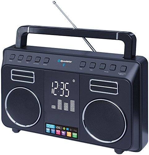 Roadstar TRA-800BT tragbares Stereo Bluetooth Radio schwarz