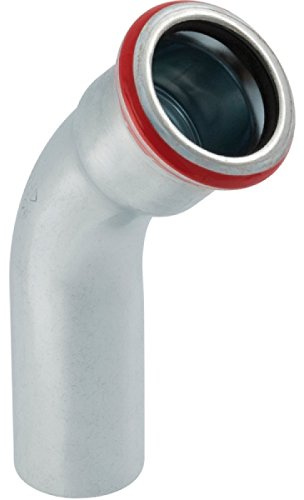 Geberit 20709 Kurve verzinkt Mapress, grau