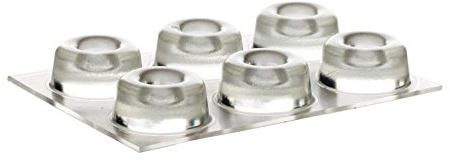 Homexpert selbstklebender Schutzpuffer Ø 22,3 mm, Höhe: 10,1 mm