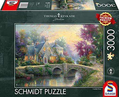 Schmidt Spiele Puzzle 57463 - Thomas Kinkade, Abendstimmung, 3000 Teile