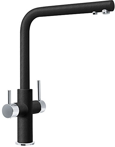 Franke Due funzioni di Miscelatore monocomando Lavello Neptune Clear Water, 1 Pezzi, onice, 115.0370.694, Onyx
