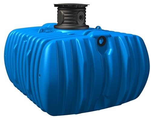 4rain Flat L Flachtank-Paket 5000 Liter Garten-Comfort - Regenwassertank Komplettpaket mit Pumpe und Filter, Nachhaltige Gartenbewässerung, Flacher Einbau, einfache Montage