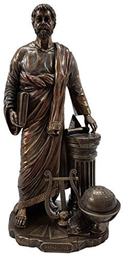 Pythagoras griechischer Philiosph - Satz des Pythagoras