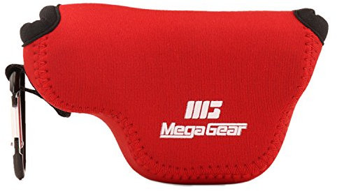 MegaGear MG1463 Ultra Light Neoprene Camera Case with Panasonic Lumix DC-GX950, GX900, DC-GF10 (12-32mm)