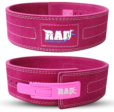 RAD Gewichthebergürtel für Männer & Frauen - 4 Zoll breiter Gewichthebergürtel für Männer - 10mm dicker Gewichthebergürtel für Powerlifting, Kreuzheben oder Kniebeugen
