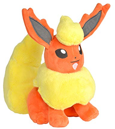 BOTI Pokemon Stofftier / Plüsch Figur: Flamara / Flareon 20 cm