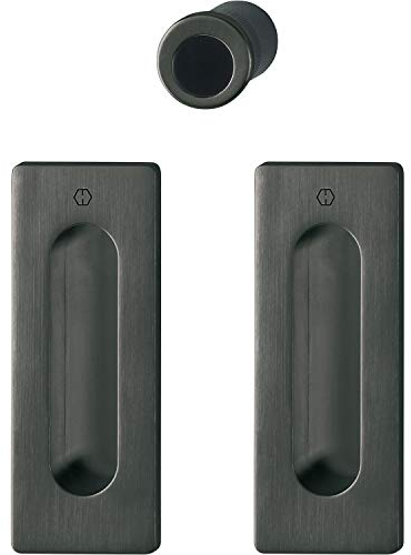 Hoppe 11733238 Schiebetürmuschel, schwarz