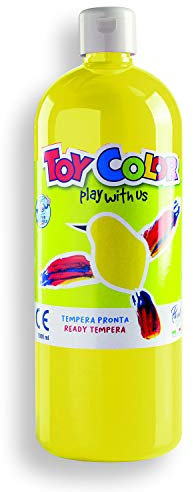 Toy Color Tempera Paint | Yellow | 1000 ml | Washable Paints for Kids | Poster Paint