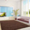 BPIL EXTRA THICK HEAVY 5CM PILE SOFT LUXURIOUS SHAGGY MODERN AREA BEDROOM HALL RUG RUNNER MAT SMALL - XX LARGE (Brown, 120x170cm)