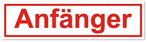 iSecur Auto-Magnet Anfänger 29,7 x 8 cm für Auto Fahranfänger - hin573