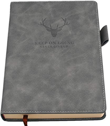 Notizbuch A5 liniert,Hardcover Tagebuch Mit 360 Seiten Und 80gsm Premium-Papier. Für Notizen, Planung, Studium, Reisen, Zeichnungen, Skizzen Und Projekte(grey)