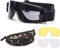 Gafas Tácticas de Seguridad para Airsoft, Militares, Protección Ocular, Caza y Tiro X800 - Gafas de Paintball UV400