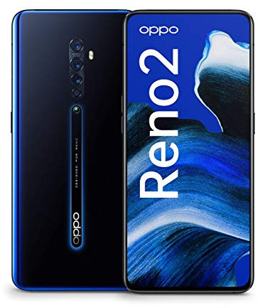 Oppo Reno 2 Smartphone Portable débloqué (8/256 Go - Luminous Noir - Double Sim) ColorOS 6.1 (Reconditionné)
