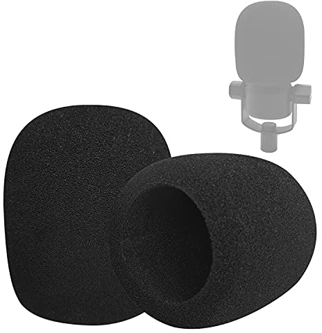 Boseen Copertura per microfono in schiuma con filtro pop compatibile con microfoni Rode PodMic NT1-A NT-USB NT2-A Procaster e Podcaster riducono efficacemente il rumore (2 confezioni)