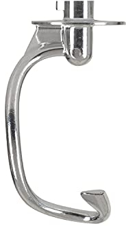 KLARSTEIN Knethaken - Ersatzteil, Mixer für Küchenmaschine Bella Pico 2G/Bella Robust, Aluminiumdruckguss, Silber