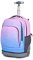 ANSIEDIO Zaino Trolley Ragazze Ragazzi, Zaino con Ruote Scuola Elementare Borsa Trolley Ideale per Bambini Studenti della Scuole Medie e Superiori (Blu sfumato)