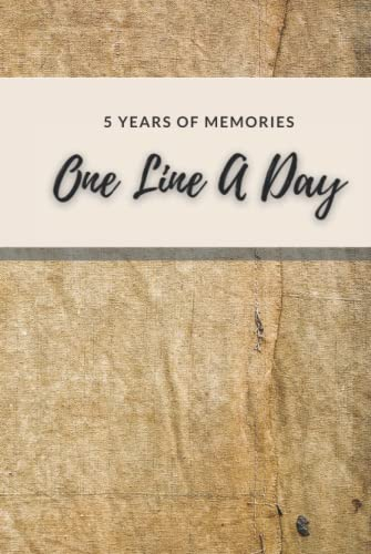One Line A Day: 5 Years of Memories, Canvas