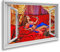 Bild auf Leinwand Fensterblick Sexy orientalische Schönheit ist im Zelt auf Kissen und rauchender Wasserpfeife Das Konzept des arabischen Harems Sagenhafter Effekt Wandbild Leinwandbild XCWD