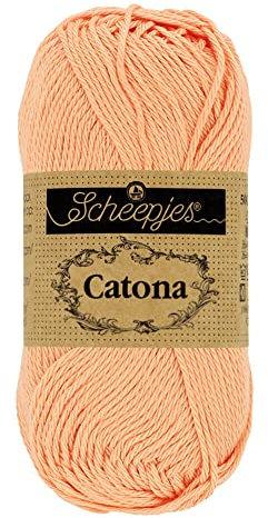 Scheepjes - Scheepjes Catona 414 Vintage Peach Yarn - 1x10g