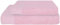 PERLARARA Set Asciugamani Viso e Bidet in Cotone, Morbidi e Confortevoli in Spugna 460 gr/mq, Asciugamano 60x110cm Ospite 40x60 cm - Rosa 267