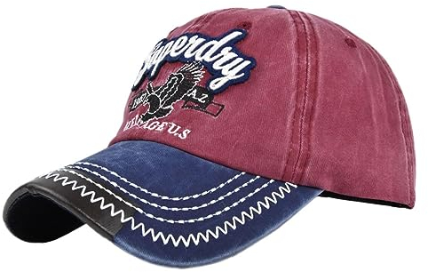 VIDOJI Baseballkappe waschen Baseballkappe bestickte Baseballkappe Stereo Patch bestickte Kappe Kappe Sonnenhut