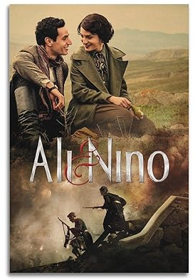 VZRSQZK Filmposter Ali und Nino, dekoratives Gemälde, Leinwand-Wandposter und Kunstdruck, modernes Familienschlafzimmer-Dekor-Poster, 20 x 30 cm