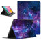 Foonary Hülle für Samsung Galaxy Tab A 2019 SM-T510/SM-T515 10,1, Ultra Dünn Tablet Schutzhülle mit Standfunktion PU Leder Stoßfeste TPU Case Cover für Tab A 2019 SM-T510/SM-T515, Blau Universum