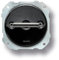FONTINI - Va-et-vient double métal nickel noire porcelaine noire DO LOW