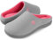 RockDove Bicolore Pantofola da Donna in Memory Foam, 40/41 EU, Grigio e Rosa