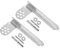 OSALADI 2sets Refrigerator Door Hinges Smooth Easy Installation for Fridge Repair Compatible Household Refrigerators