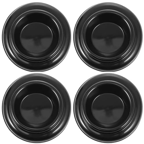 Musiin Klavierfußpolster Anti-Rutsch-Set (schwarz) für Klaviere, 4 Sets