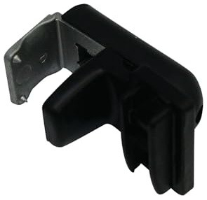 GARDINIA Plissee-Klemmträger Concept, Kompatibel mit Concept Plissees und Wabenplissees, Ohne Bohren, Verstellbar (5-25 mm), Metall/Kunststoff, Schwarz, 4 Stück