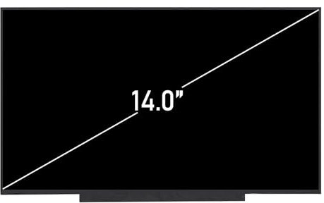 TECHNOLOGYVS 14.0 COMPATIBLE LAPTOP DISPLAY IPS SCREEN FOR ASUS 18010-14045600 MONITOR LED LCD FHD PANEL 30 PINS 1920x1080 WITHOUT BRACKETS