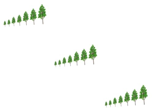 SEWACC 21stücke Teiliges Miniatur-Poplar-bäume Für Gartenlandschaft Landschaftsmodell Miniaturmodell Höhe Realistische Kunststoffbäume Für Sandtisch Und Mikro-landschaftsdekoration