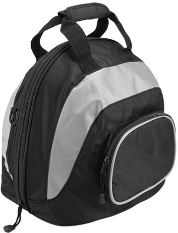 Haofy Motorradhelm Umhängetasche Rucksack Gepäck Wasserdicht Racing Tragbar Grau Schwarz Universal (Grau schwarz)