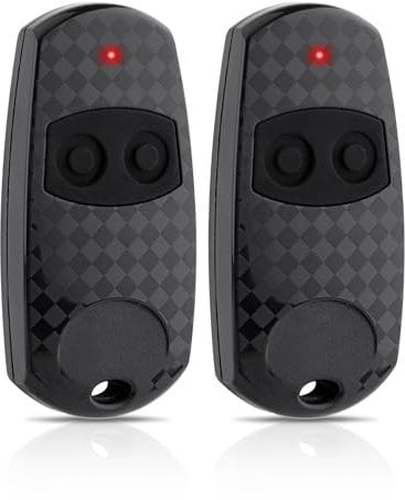 Compatible with Came Top 433MHz 432EV Garage Door Opener Remote Control Clone Keychain Gate Transmitter 432NA, 432SA, 432M Fix Code Key Fob 2 Pack