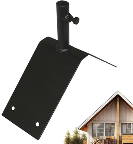 Dreuhuing Support de Toit pour girouettes, Support de girouette pour toits,Support de girouette résistant aux intempéries - Support métallique Robuste pour Montage de girouette, pour indicateur de