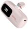 Galeces 5000mAh Mini Power Bank Portable Charger,20W PD 18W QC QuickCharge USB C LED Display Battery Pack,Compatible with iPhones16/15 Series and More USB-C Phone（Pink）