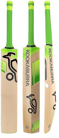 Kookaburra Kahuna 2.1 Cricket Bat, Short Handle, Lime