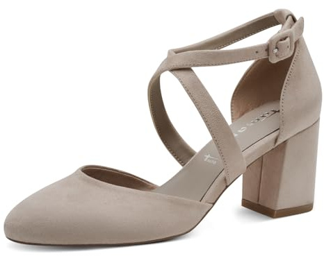 Tamaris Damen Pumps Vegan beige 38