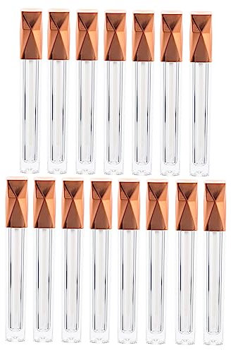 Didiseaon 15pcs Diy Lip Gloss Containers Lip Gloss Tubes Reusable Portable for Travel and Cosmetics Storage
