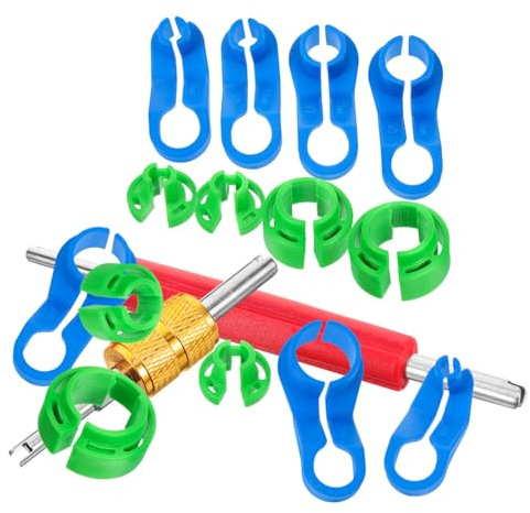 Mobestech 1 Jeu Outils De Démontage De Voiture Pince De Ligne Verrouillage Serrer Désactivé Extracteur Soupape Drain Buse Attache Kit De Recharge Ca Ventilation Fermer Conduit Plastique
