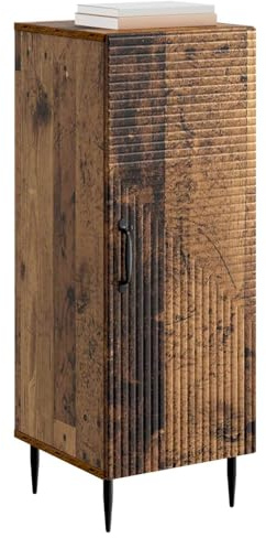 vidaXL Sideboard Altholz 33 x 34,5 x 89,5 cm Holzwerkstoff, Vintage rechteckiger Sideboard, stylische Aufbewahrung, moderner Esszimmer-Schrank, Coole Ergänzung, Raumorganisator