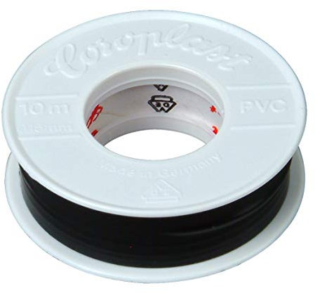 Kopp 320718085 Isolierband, 10 m lang, 15 mm breit, schwarz